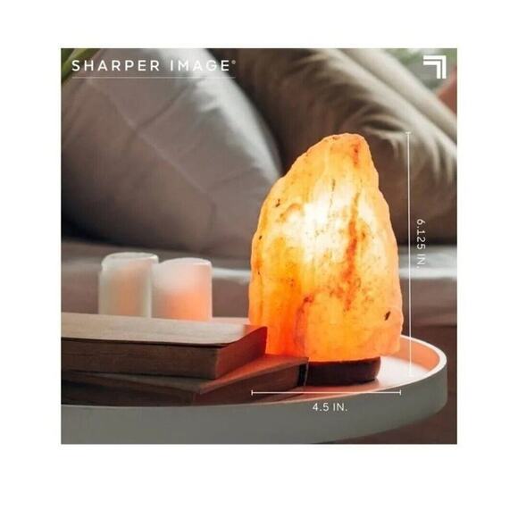 Sharper Image Himalayan Salt Crystal LED Color Changing Lamp, Natural - Picture 2 of 8